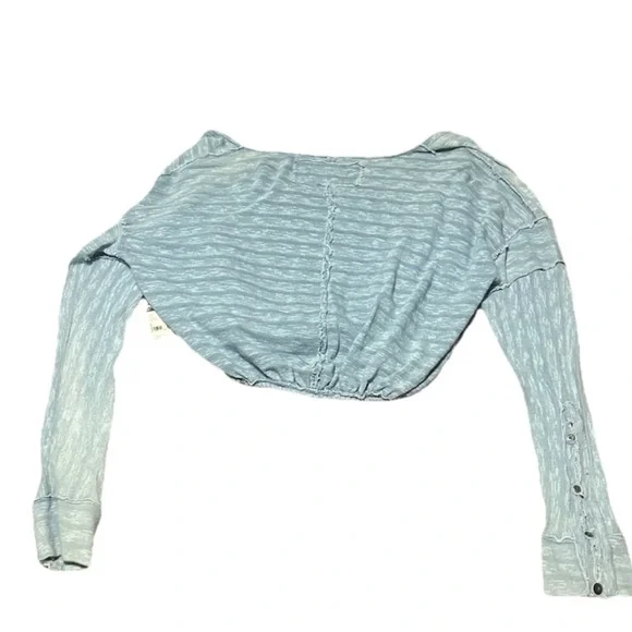 Women's Blue Long Sleeve Top - Picture 2 of 10